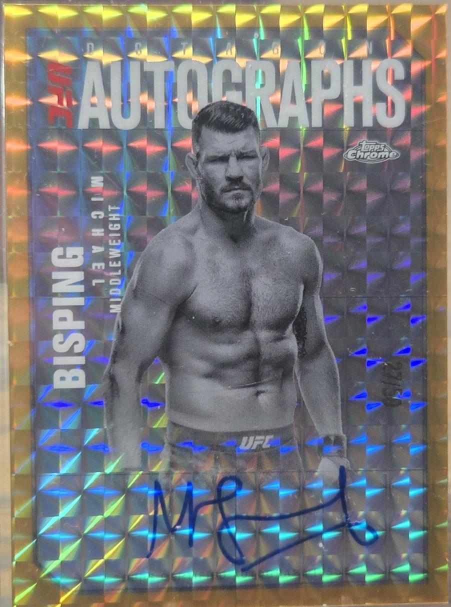 Michael Bisping [Geometric Gold Refractor] #OLA-MB