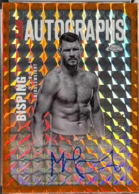 Michael Bisping [Geometric Orange Refractor] #OLA-MB