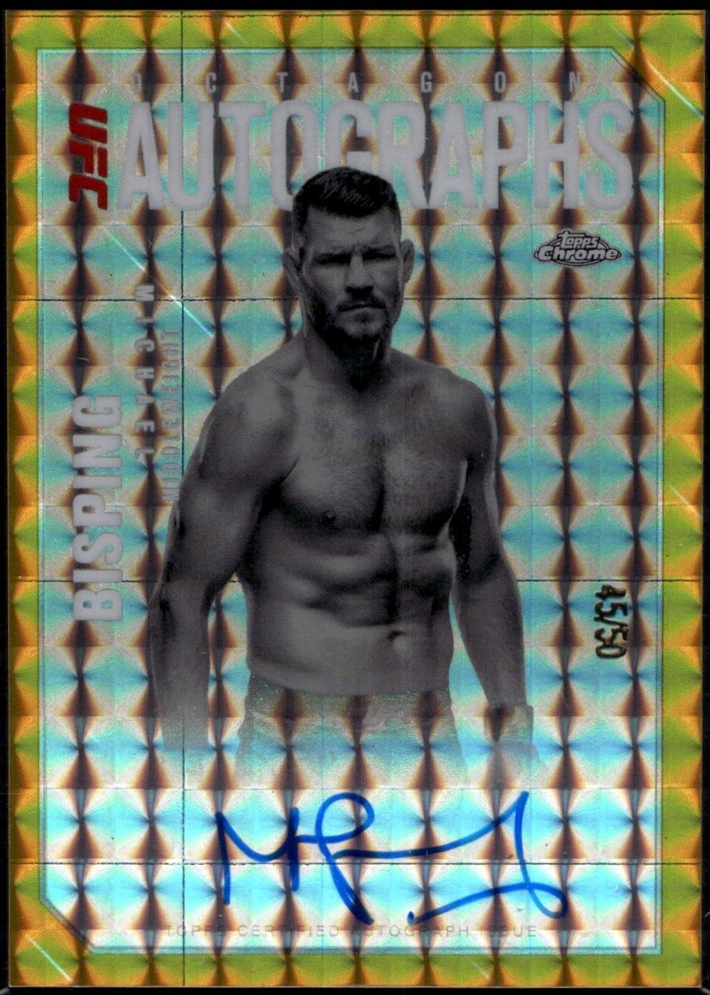 Michael Bisping [Gold Refractor] #OLA-MB