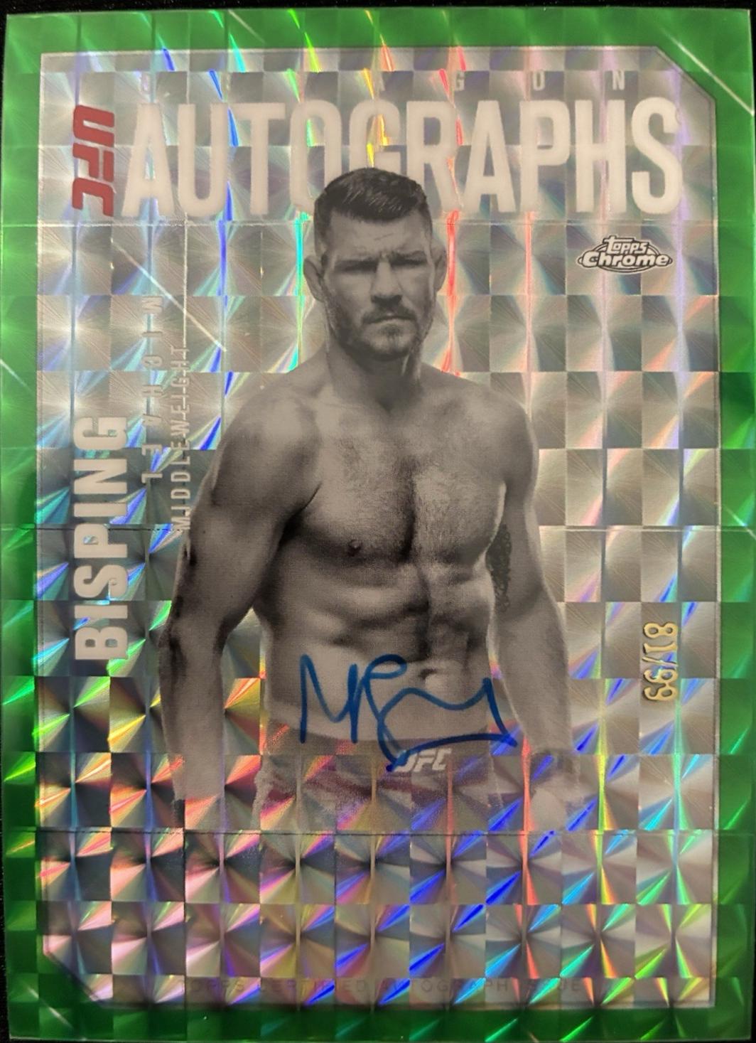 Michael Bisping [Green Refractor] #OLA-MB
