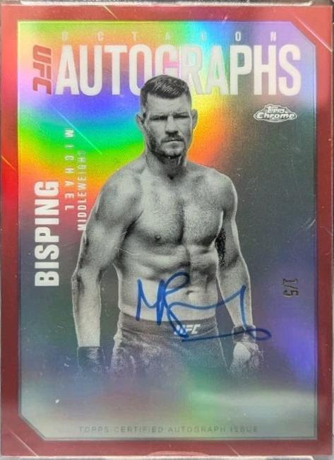 Michael Bisping [Red Refractor] #OLA-MB