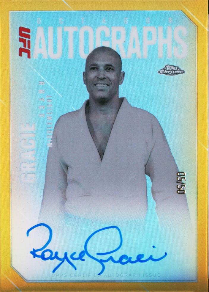 Royce Gracie [Gold Refractor] #OLA-RG