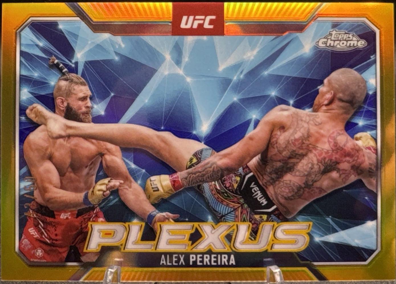 Alex Pereira [Gold Refractor] #PLX-13