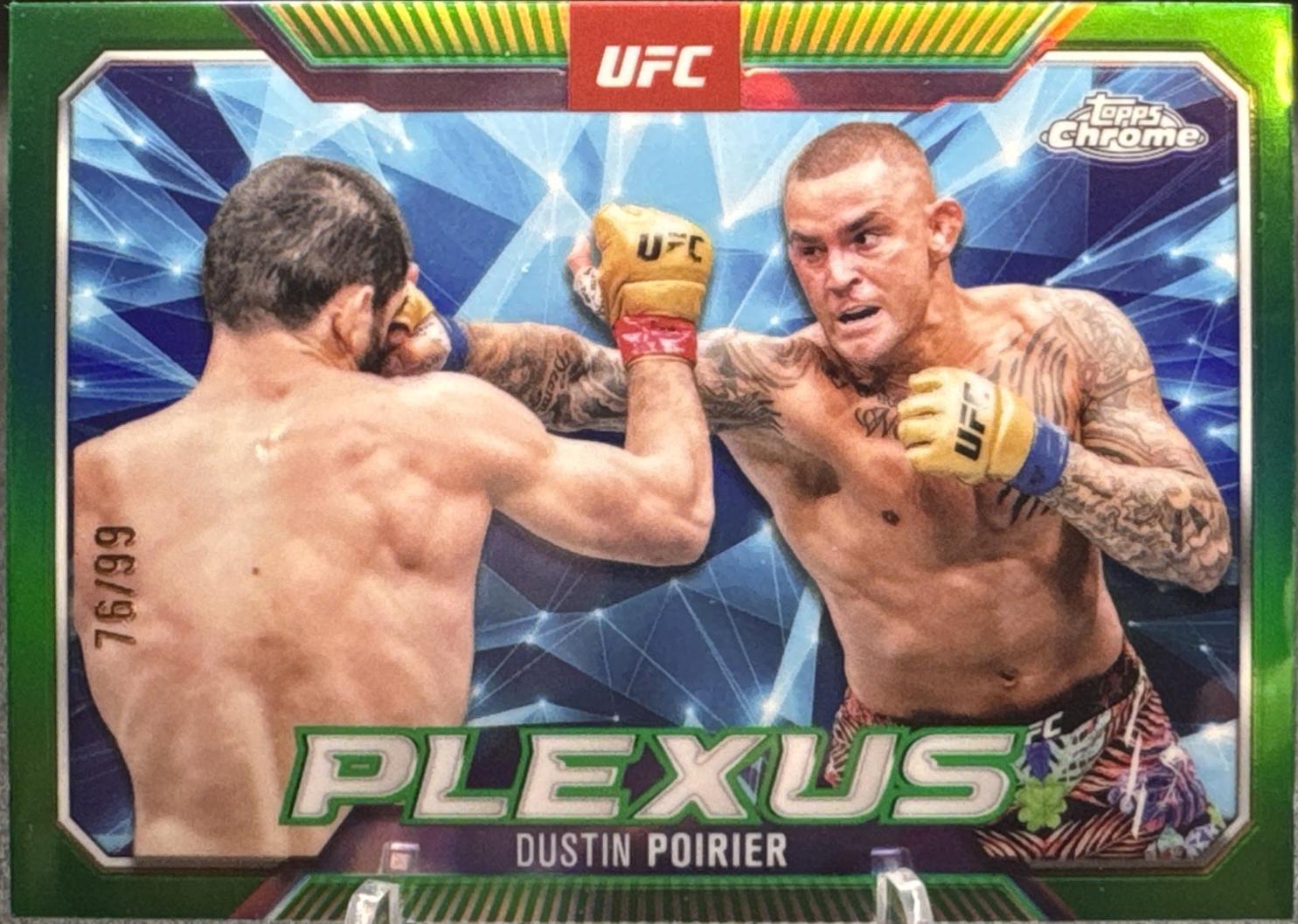 Dustin Poirier [Green Refractor] #PLX-15