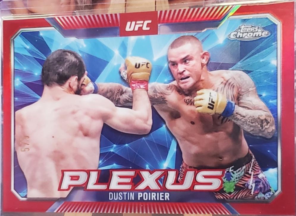 Dustin Poirier [Red Refractor] #PLX-15
