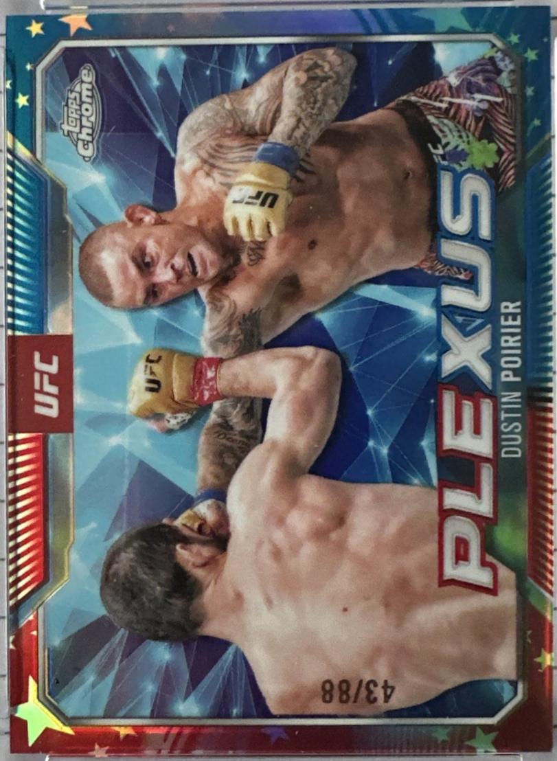 Dustin Poirier [Red White Blue Refractor] #PLX-15