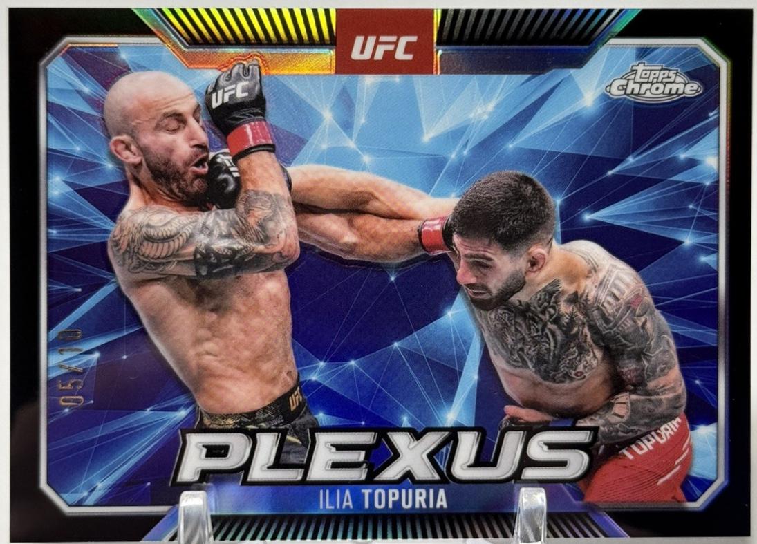 Ilia Topuria [Black Gold Refractor] #PLX-6