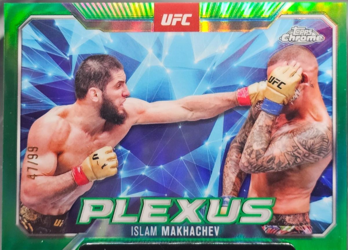 Islam Makhachev [Green Refractor] #PLX-11