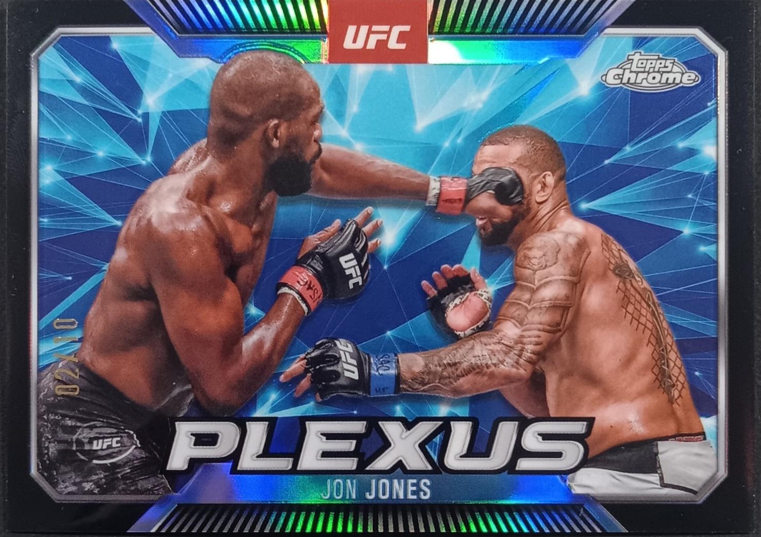 Jon Jones [Black Gold Refractor] #PLX-1