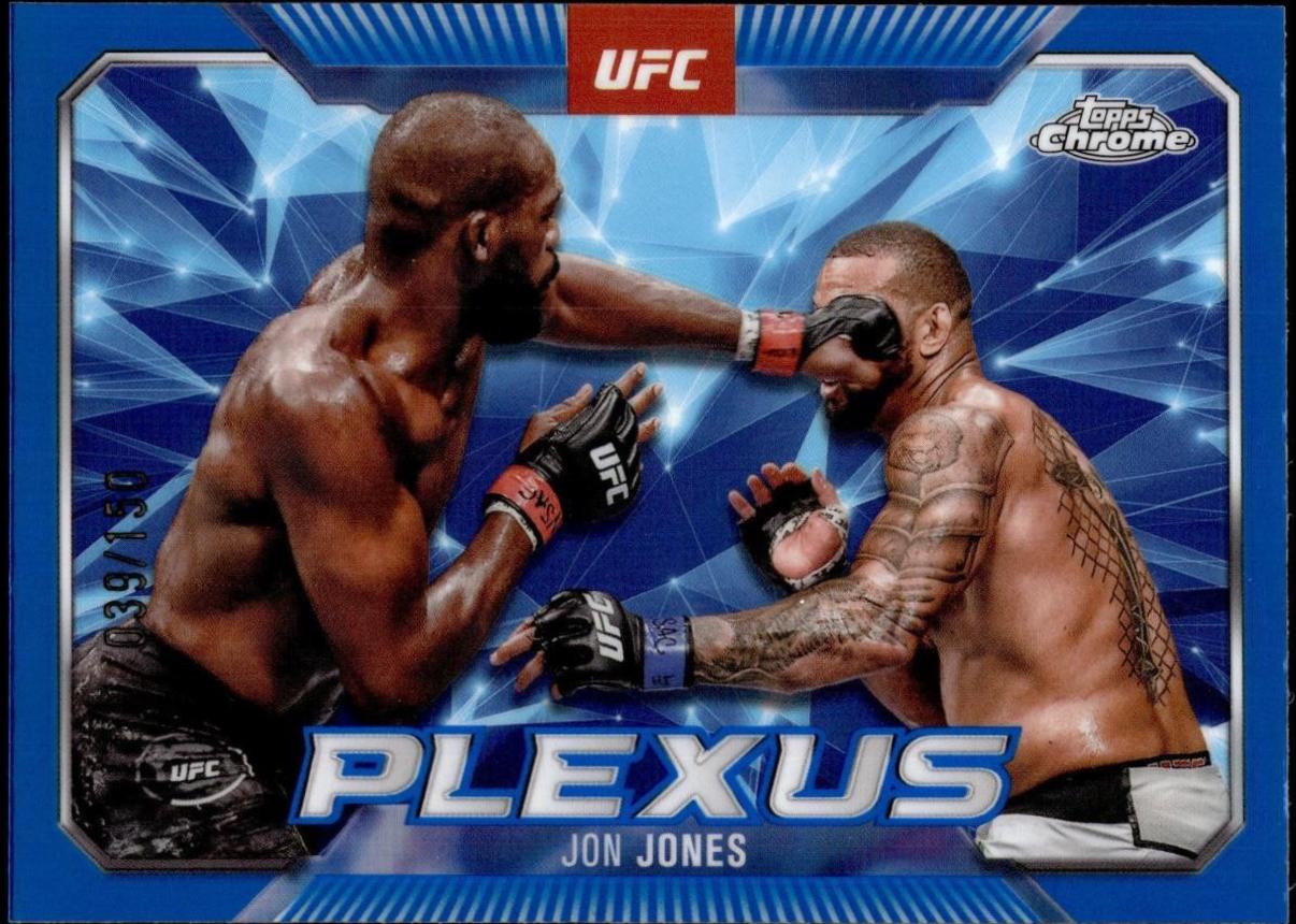 Jon Jones [Blue Refractor] #PLX-1