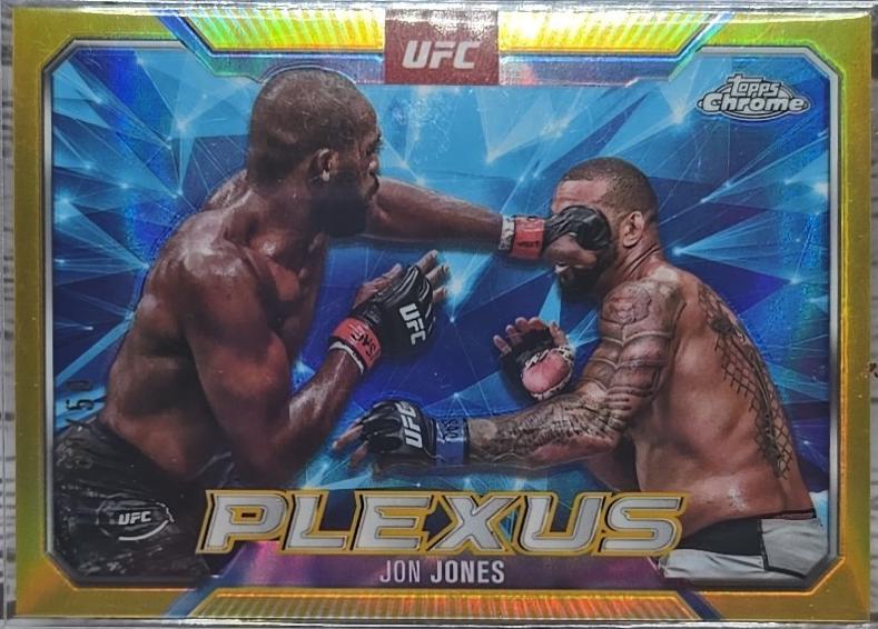 Jon Jones [Gold Refractor] #PLX-1