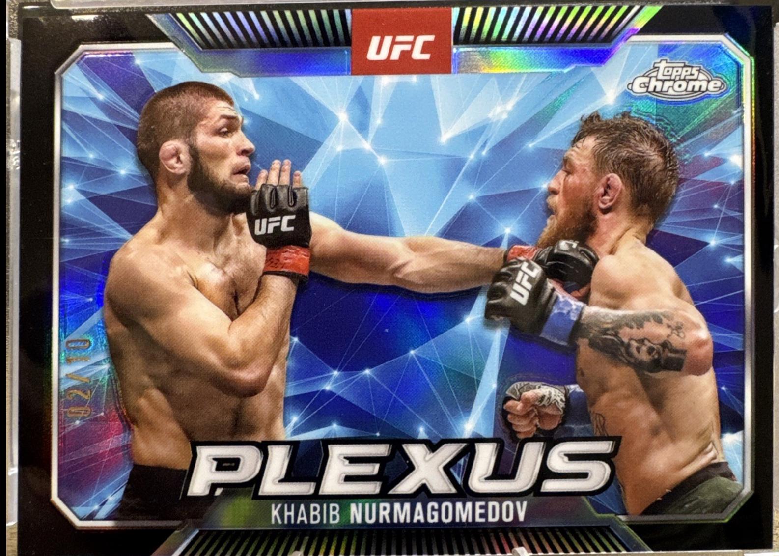 Khabib Nurmagomedov [Black Gold Refractor] #PLX-14