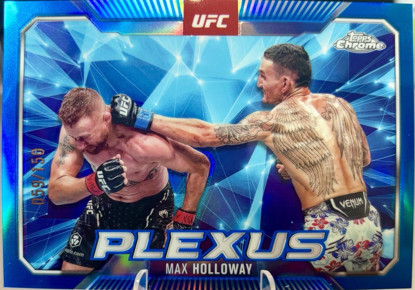 Max Holloway [Blue Refractor] #PLX-12