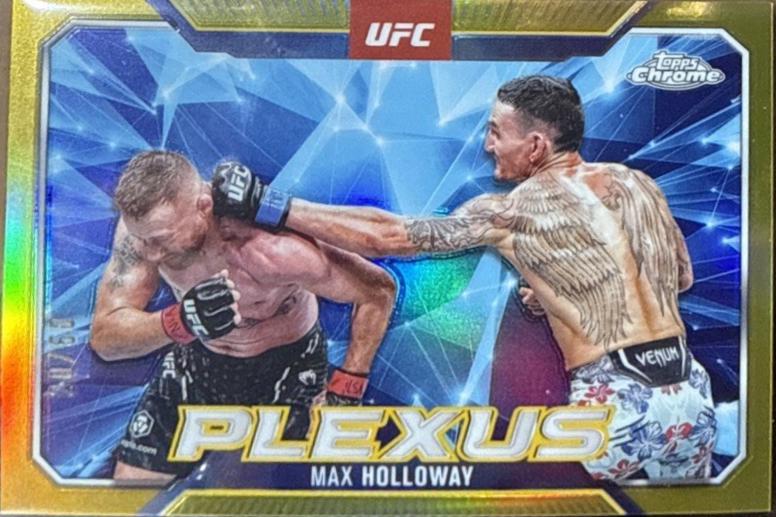 Max Holloway [Gold Refractor] #PLX-12