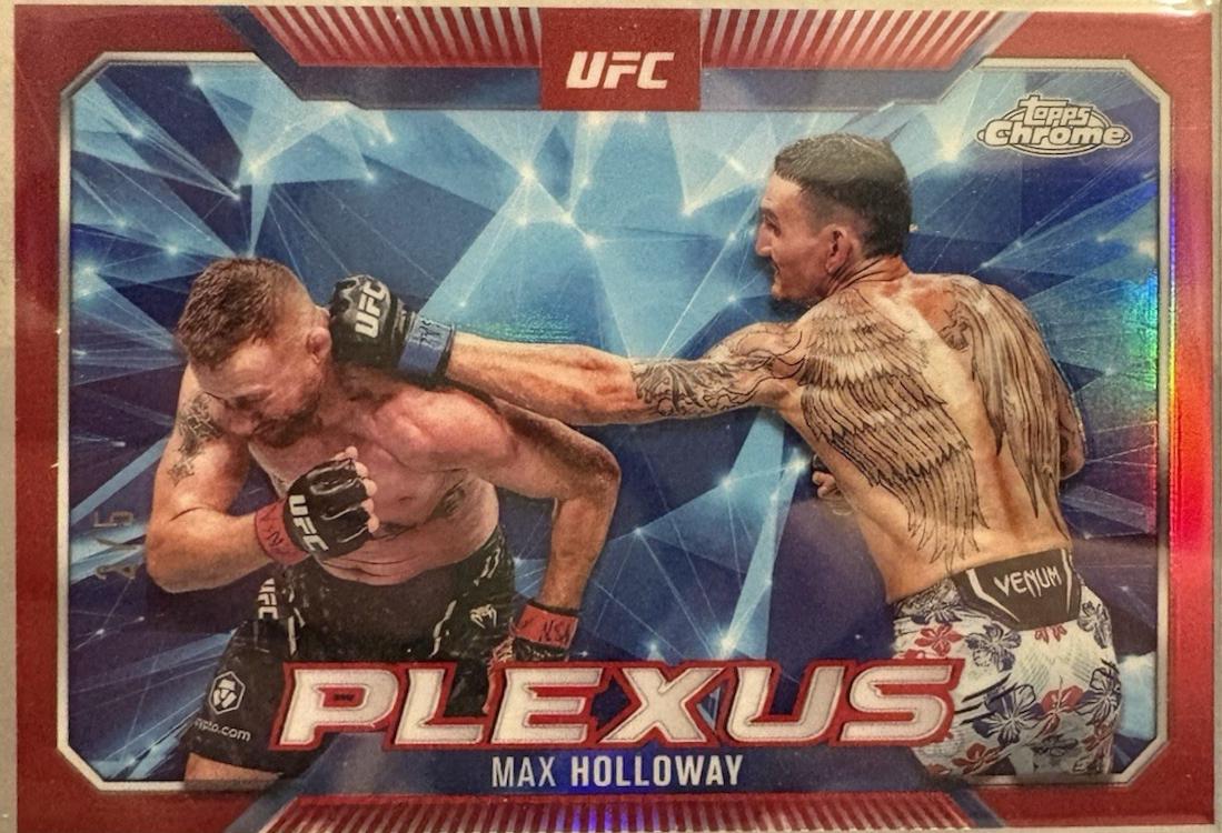 Max Holloway [Red Refractor] #PLX-12