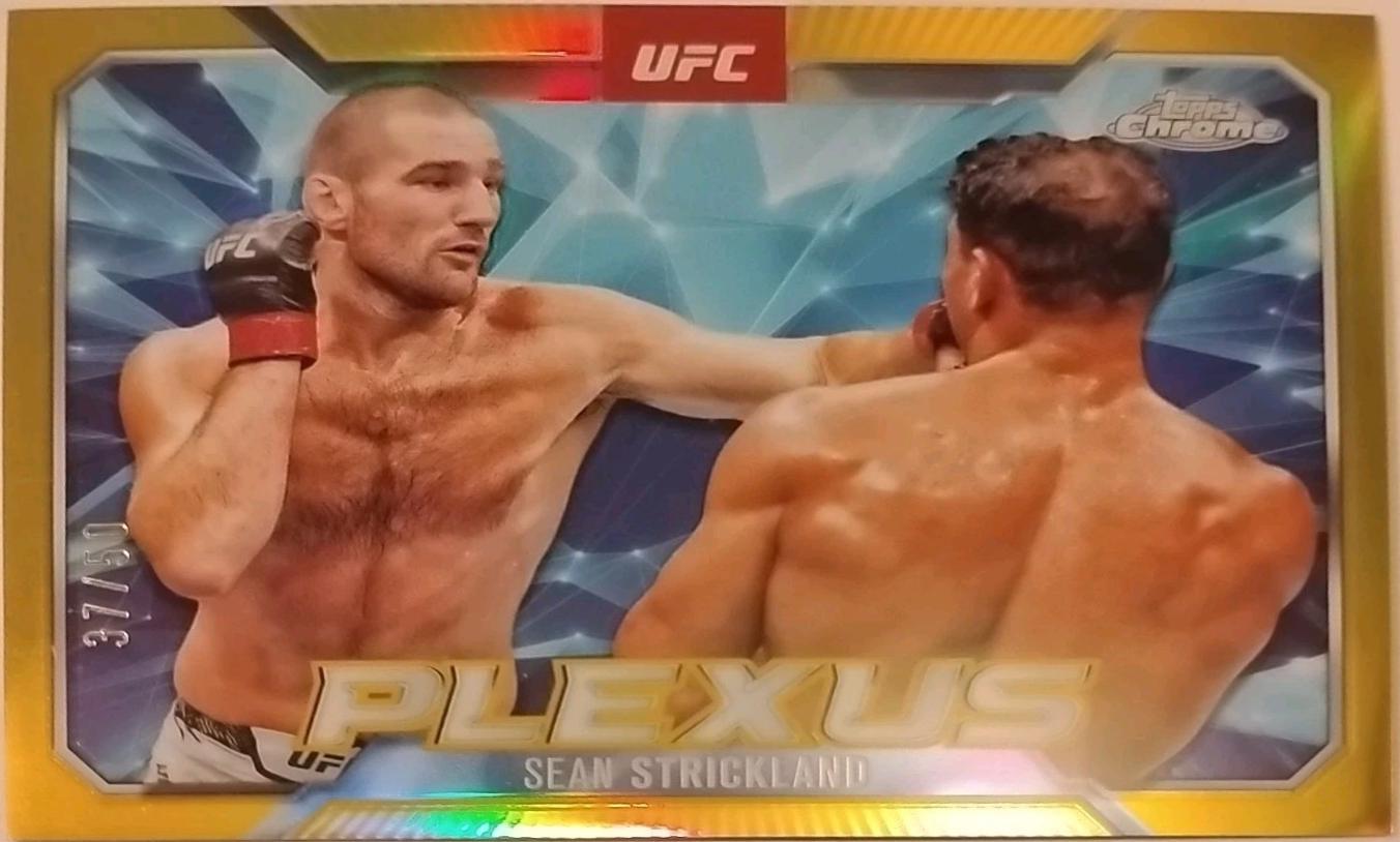 Sean Strickland [Gold Refractor] #PLX-10