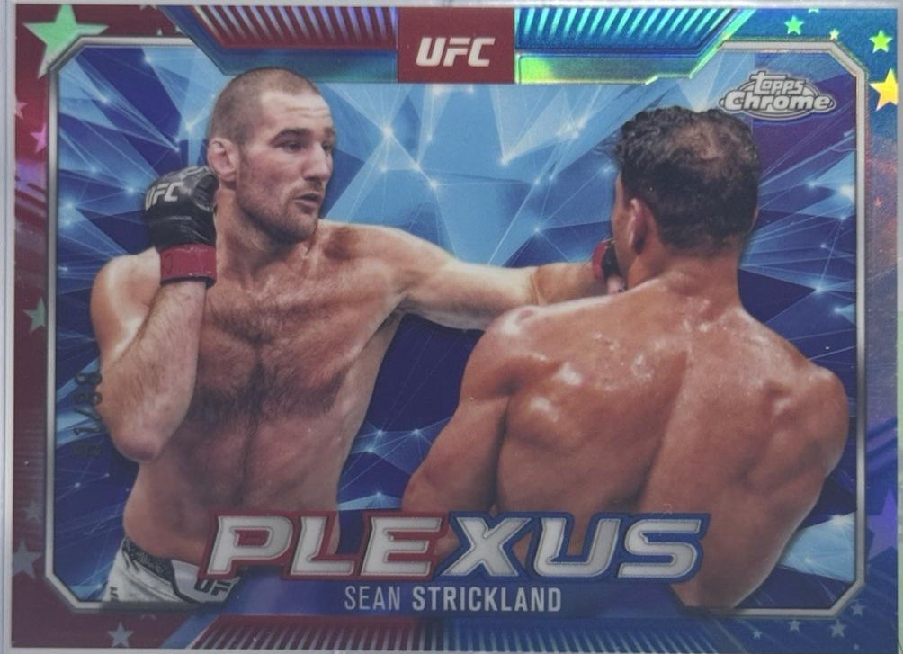 Sean Strickland [Red White Blue Refractor] #PLX-10