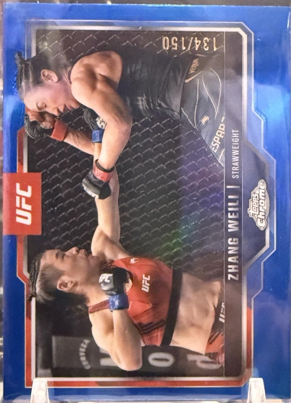 Zhang Weili [Blue Refractor] #PLX-7