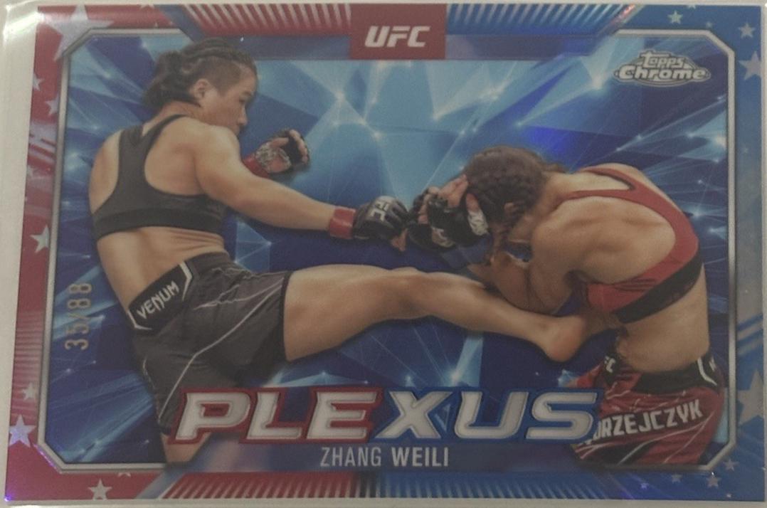 Zhang Weili [Red White Blue Refractor] #PLX-7