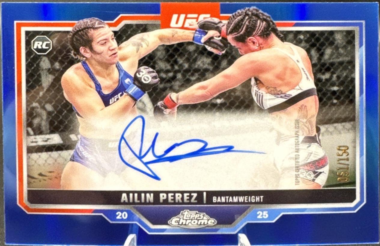 Ailin Perez [Blue Refractor] #CRA-AP