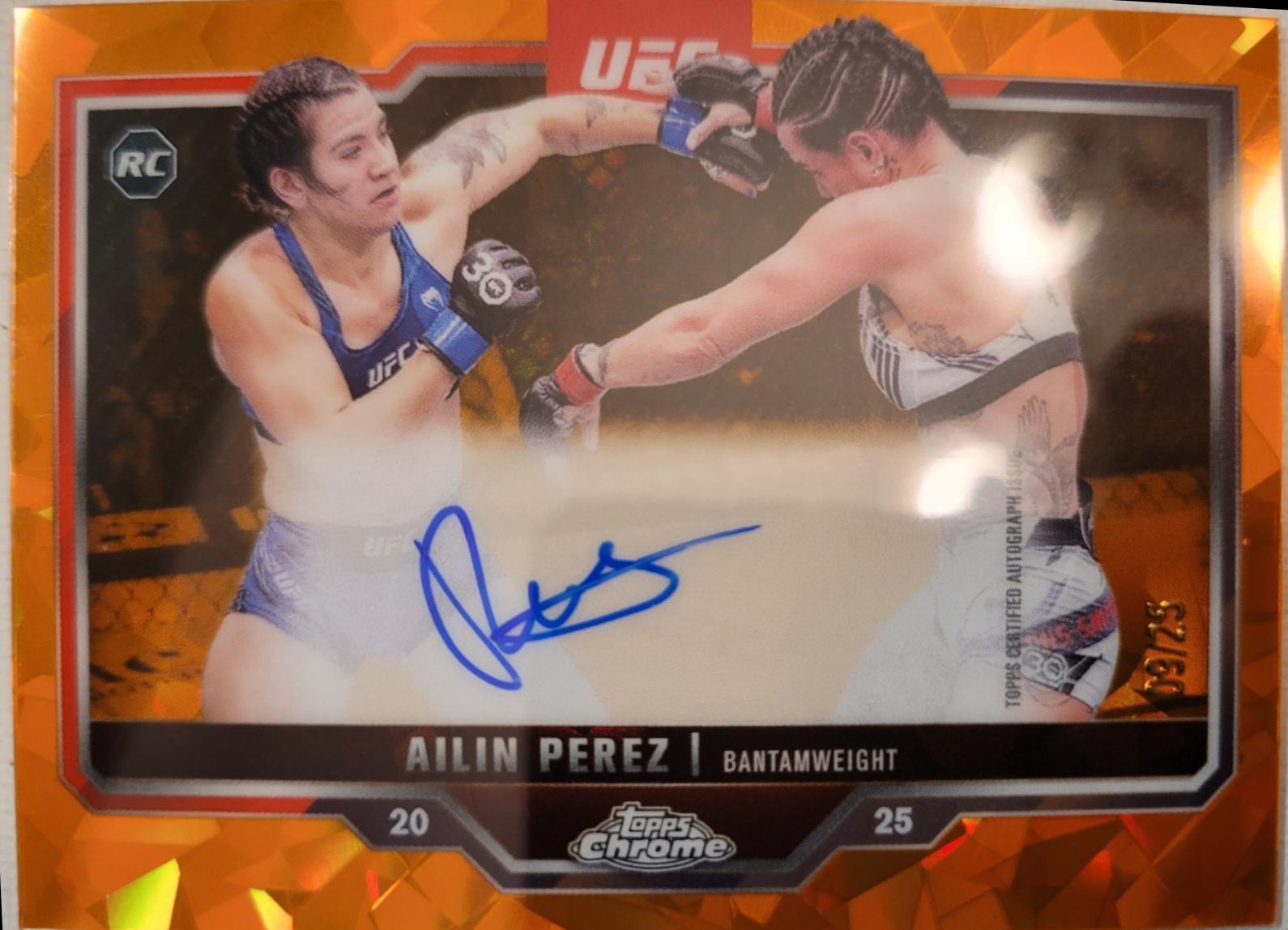 Ailin Perez [Orange Refractor] #CRA-AP