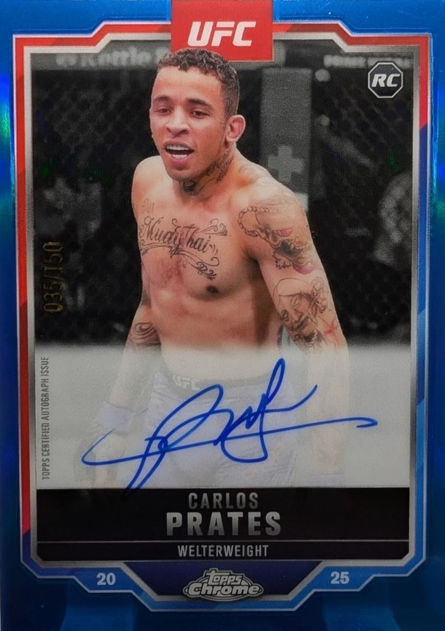 Carlos Prates [Blue Refractor] #CRA-CP