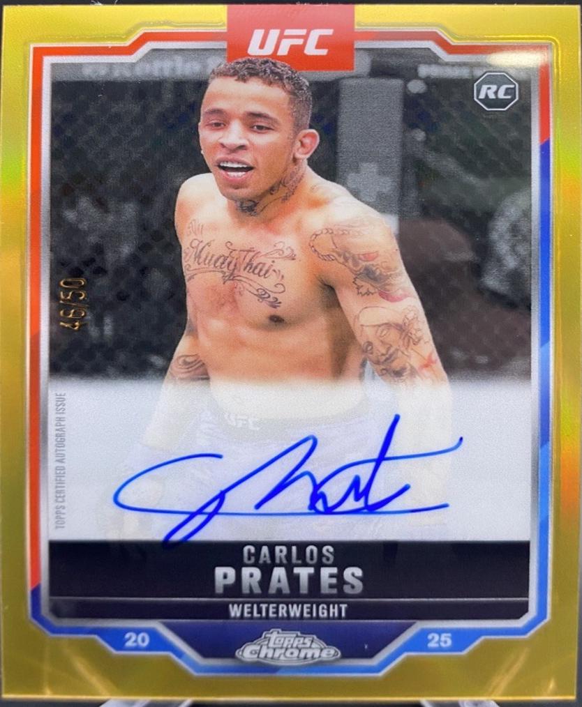 Carlos Prates [Gold Refractor] #CRA-CP