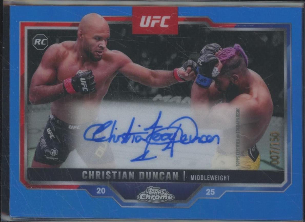 Christian Duncan [Blue Refractor] #CRA-CD