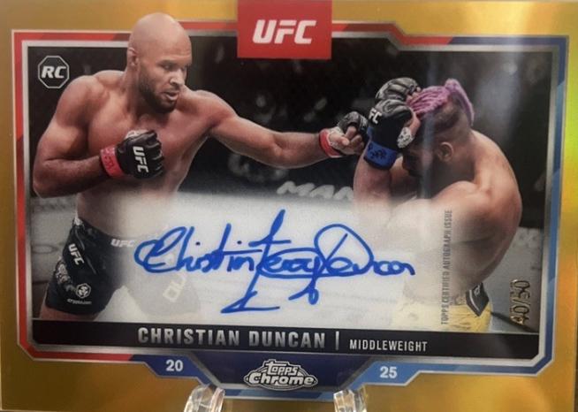 Christian Duncan [Gold Refractor] #CRA-CD