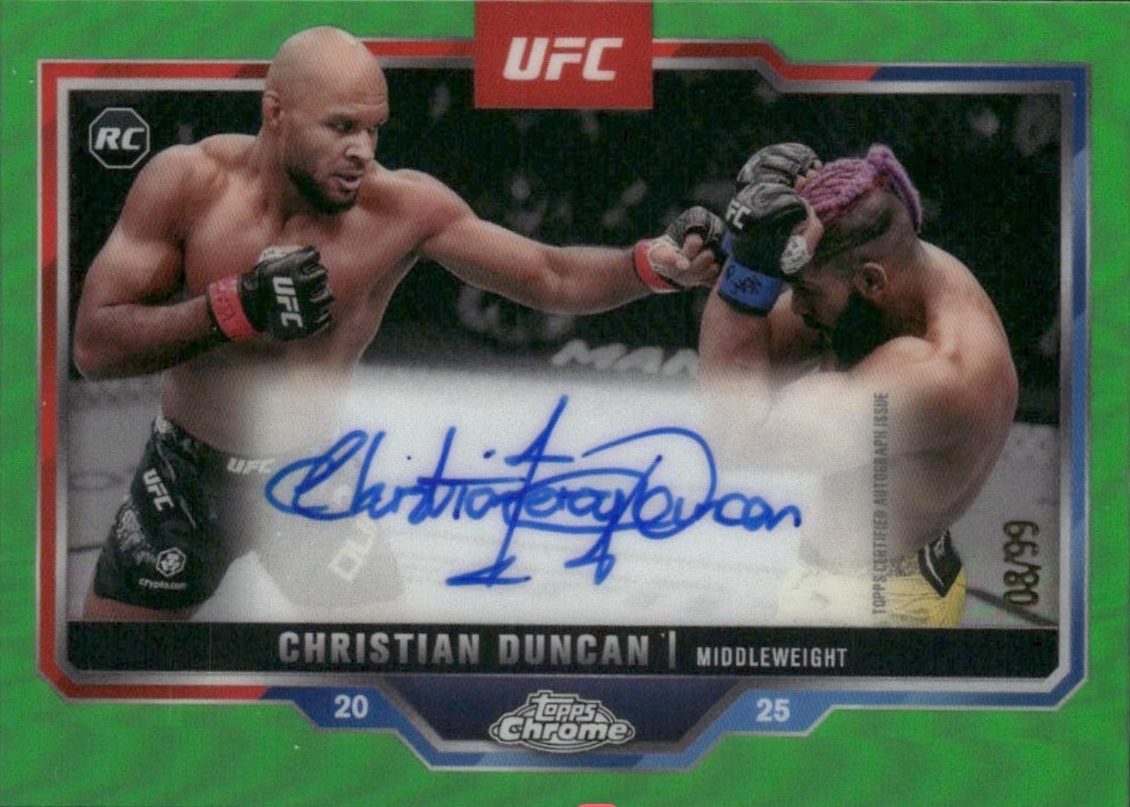 Christian Duncan [Green Refractor] #CRA-CD