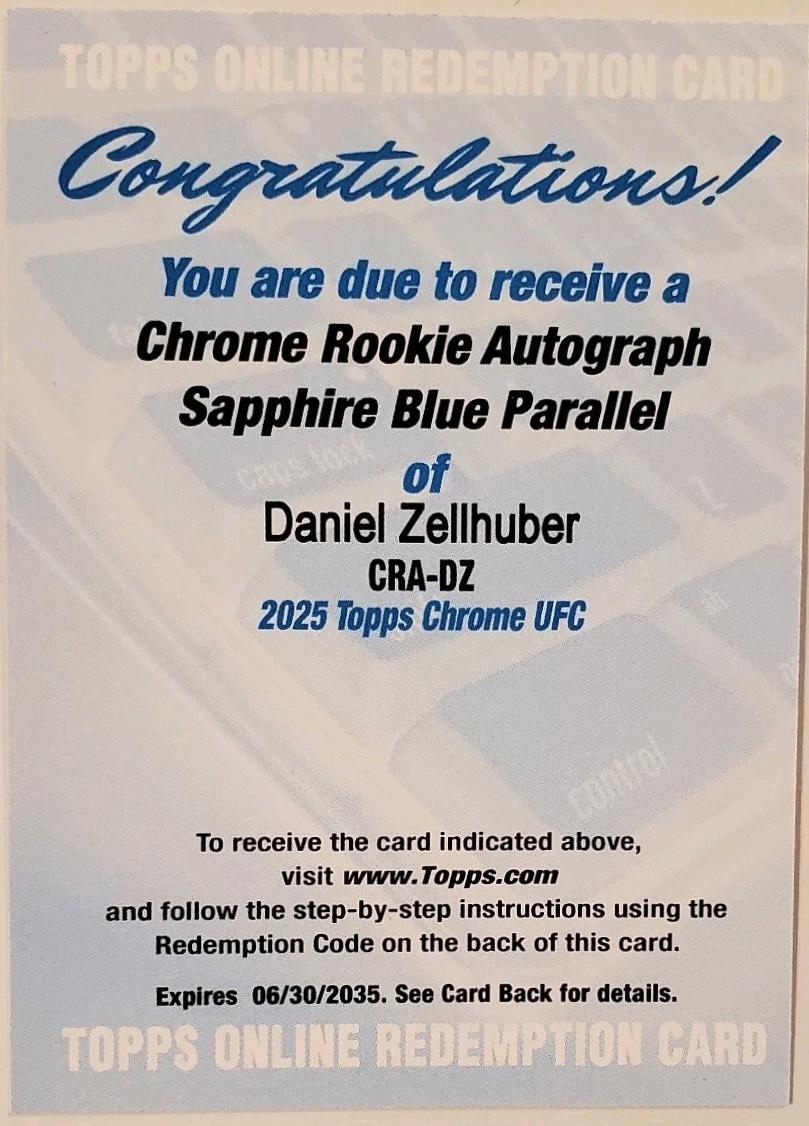 Daniel Zellhuber [Sapphire] #CRA-DZ
