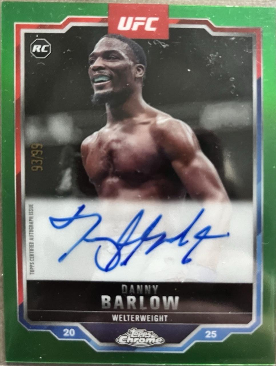 Danny Barlow [Green Refractor] #CRA-DB