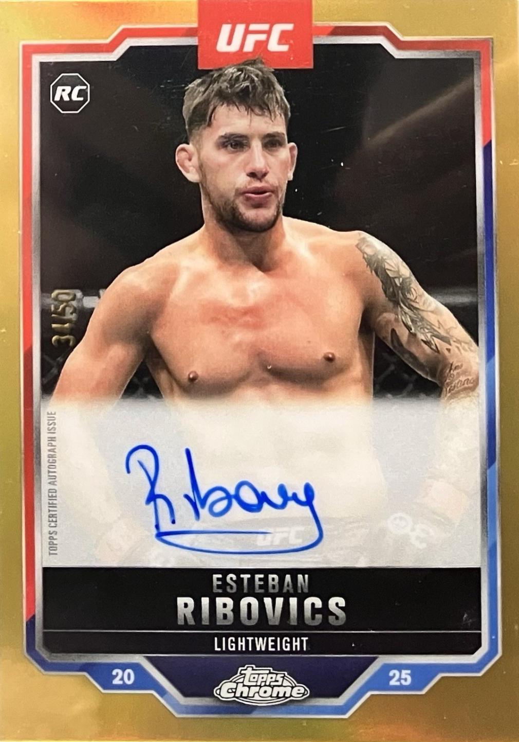 Esteban Ribovics [Gold Refractor] #CRA-ER