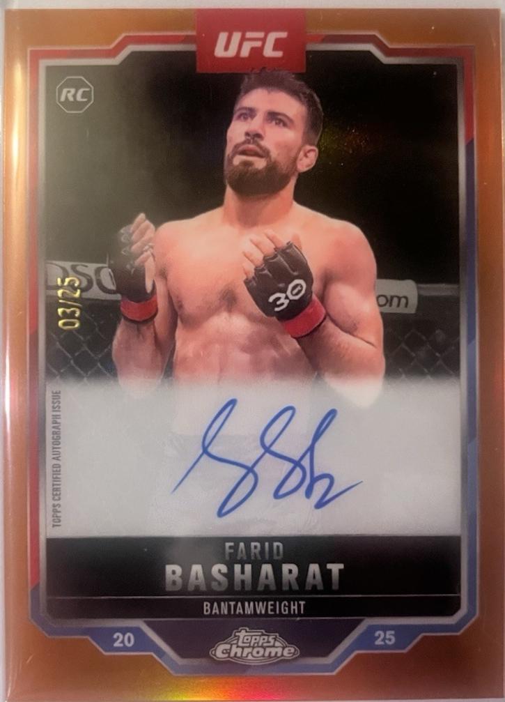 Farid Basharat [Orange Refractor] #CRA-FB