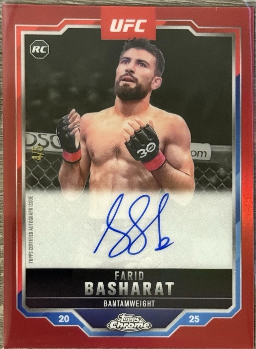 Farid Basharat [Red Refractor] #CRA-FB