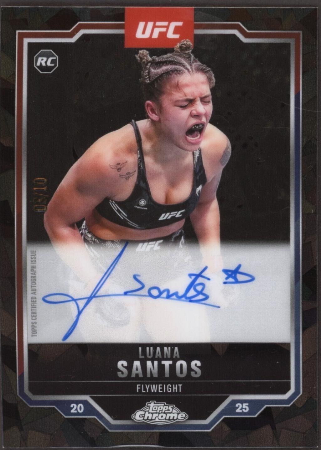Luana Santos [Black Refractor] #CRA-LS