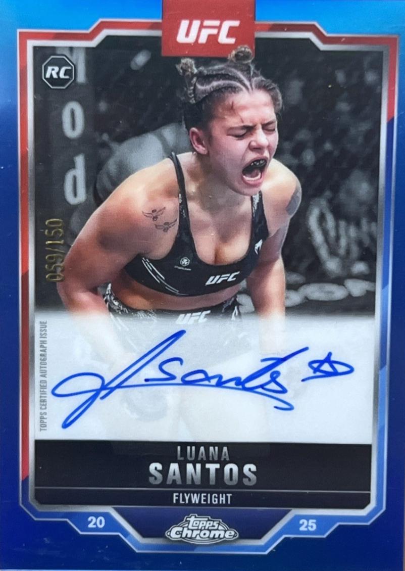 Luana Santos [Blue Refractor] #CRA-LS
