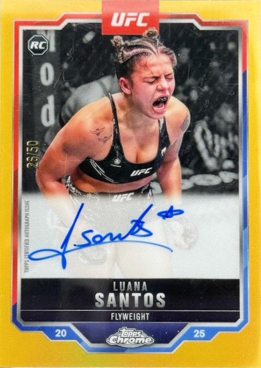 Luana Santos [Gold Refractor] #CRA-LS