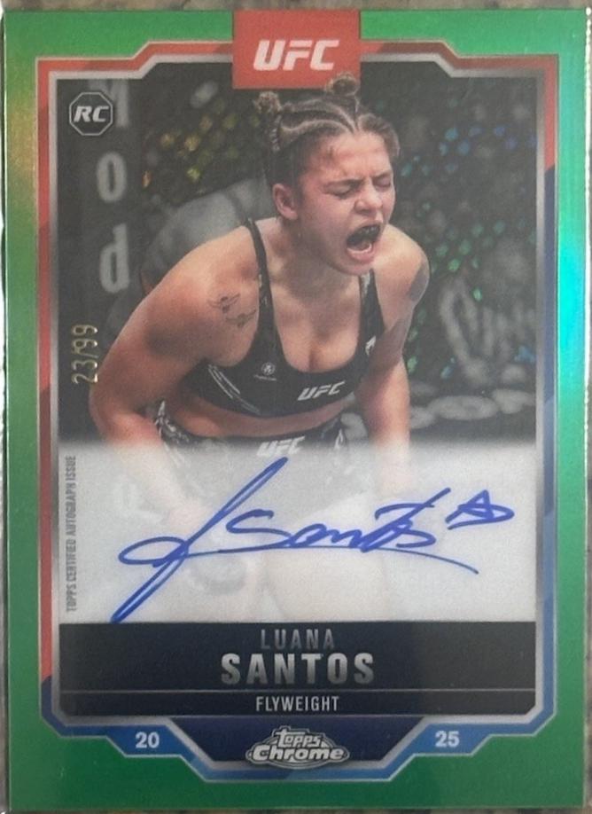 Luana Santos [Green Refractor] #CRA-LS