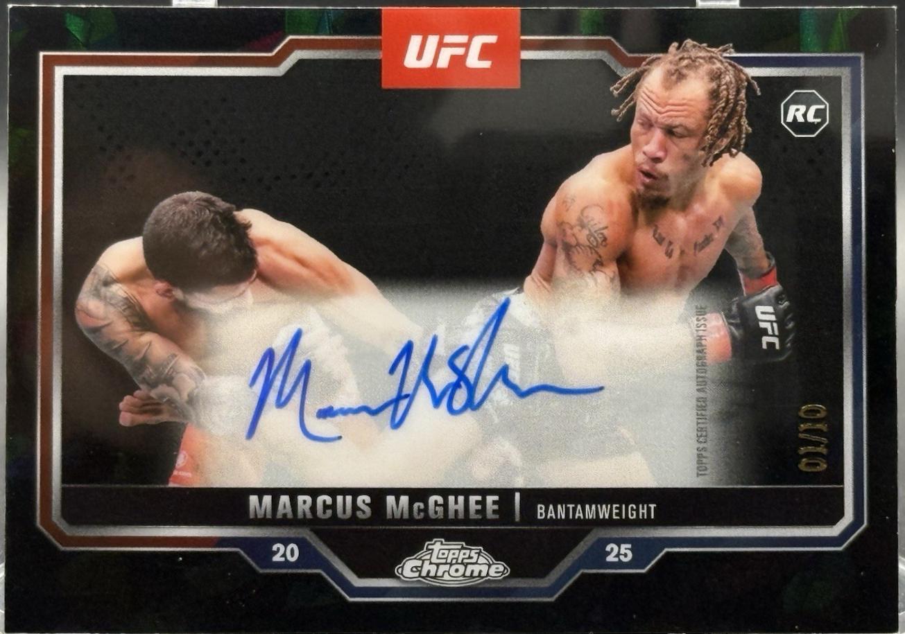 Marcus McGhee [Black Refractor] #CRA-MM