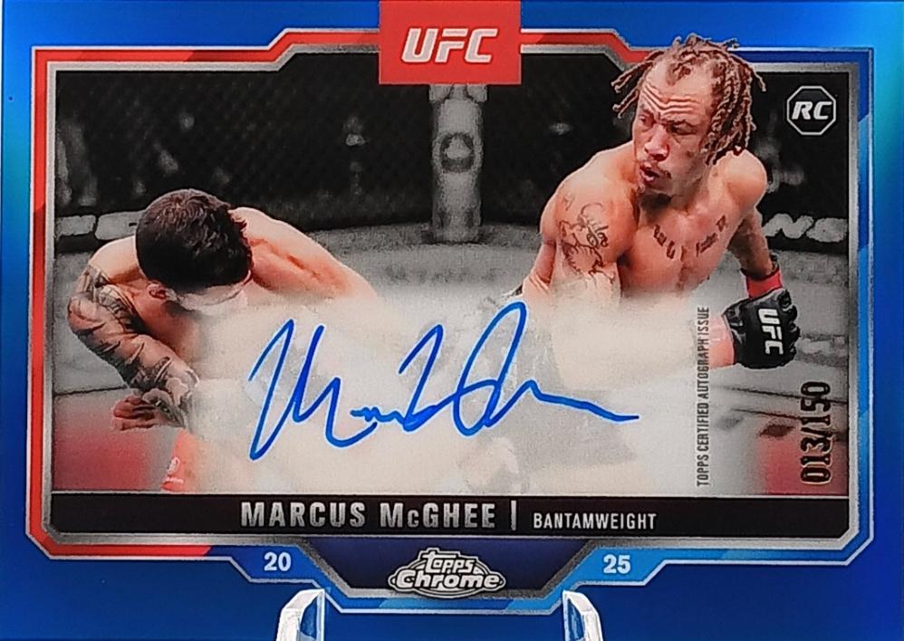 Marcus McGhee [Blue Refractor] #CRA-MM