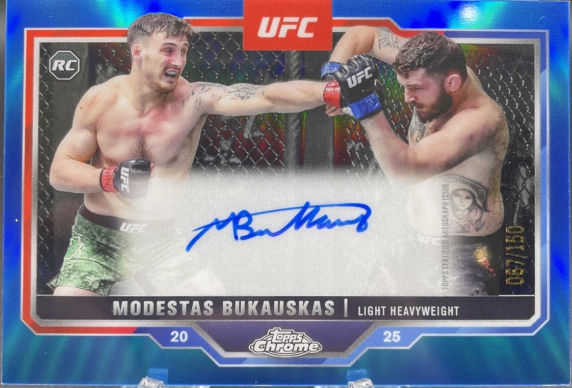 Modestas Bukauskas [Blue Refractor] #CRA-MS