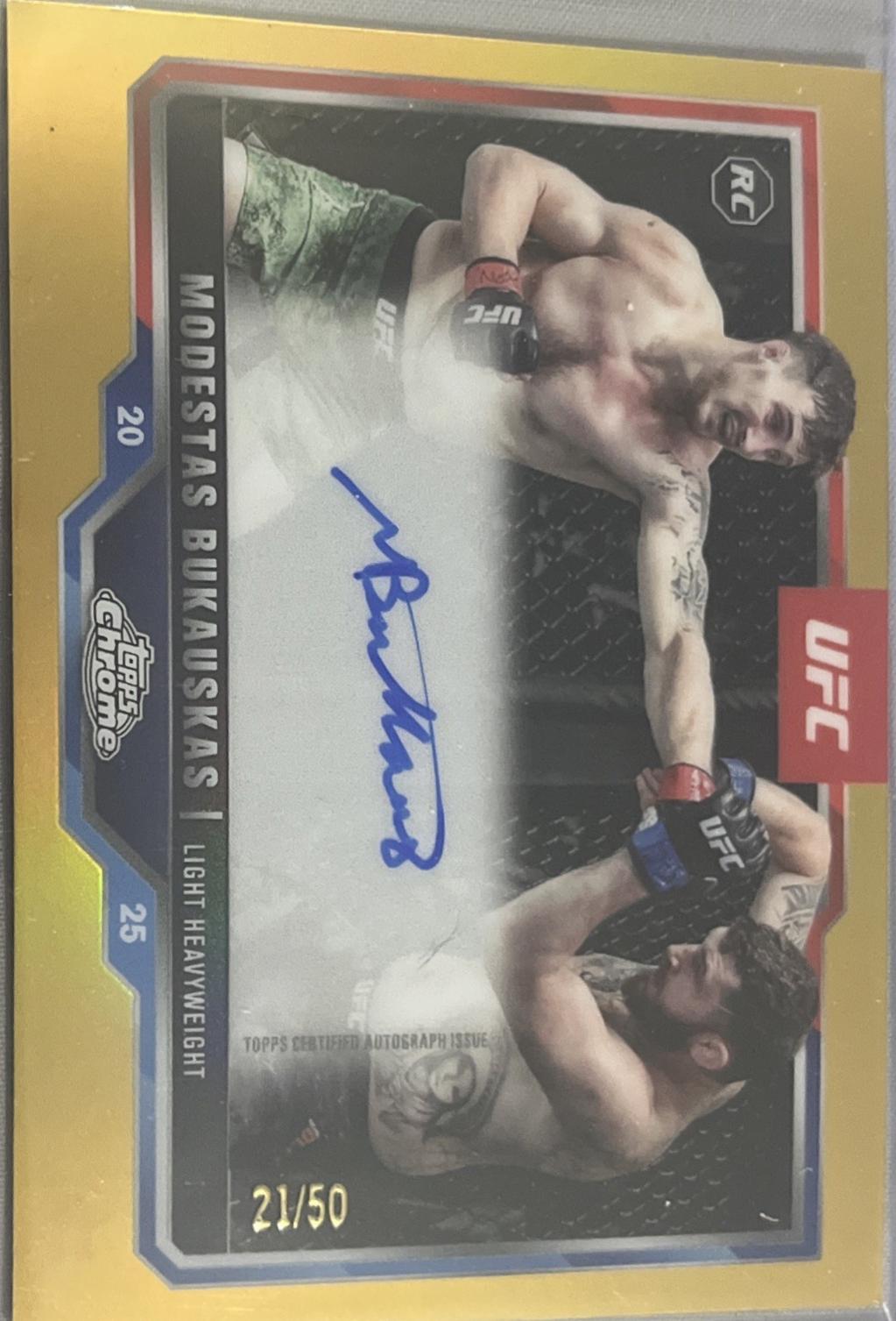 Modestas Bukauskas [Gold Refractor] #CRA-MS