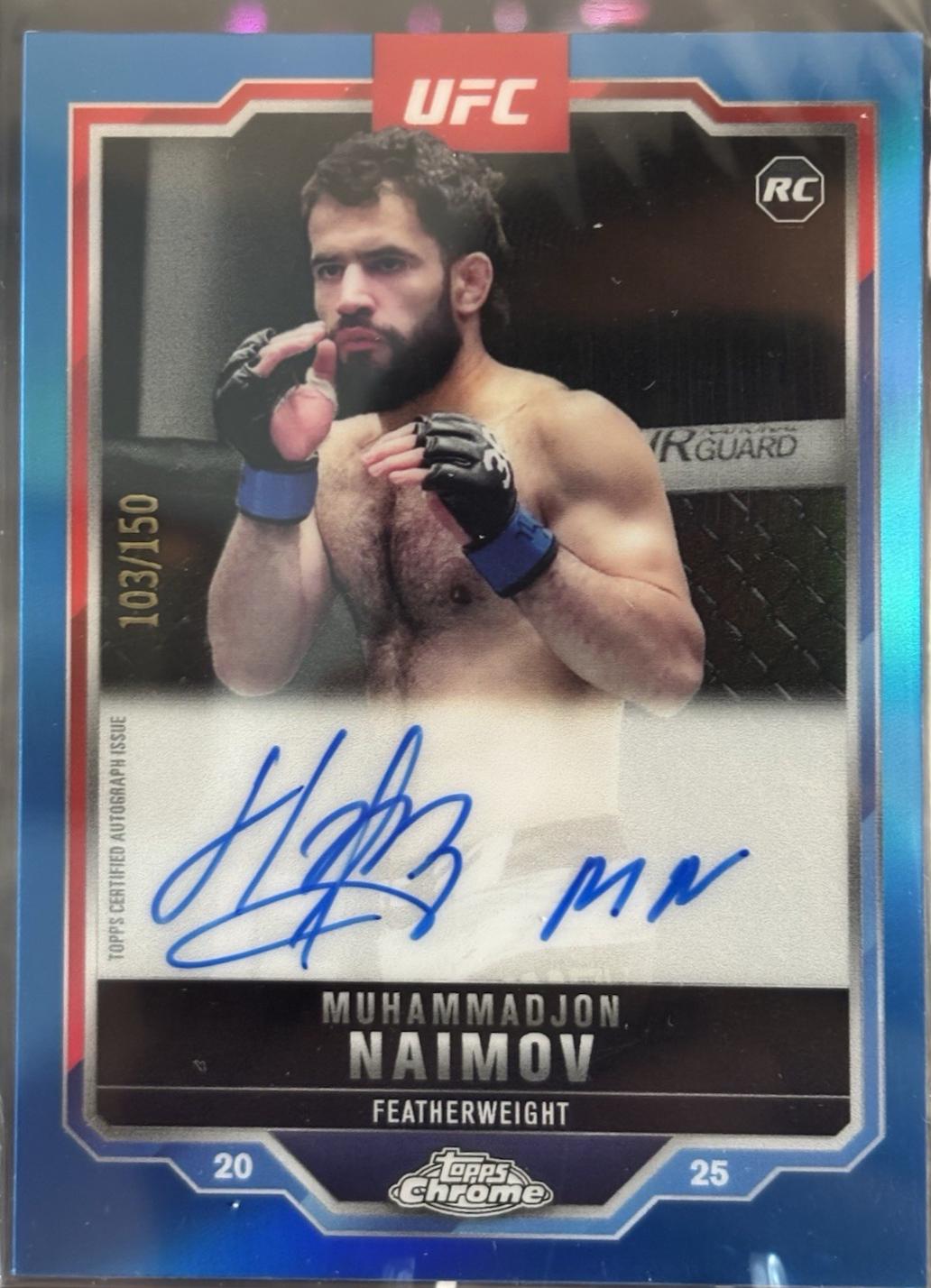 Muhammadjon Naimov [Blue Refractor] #CRA-MN