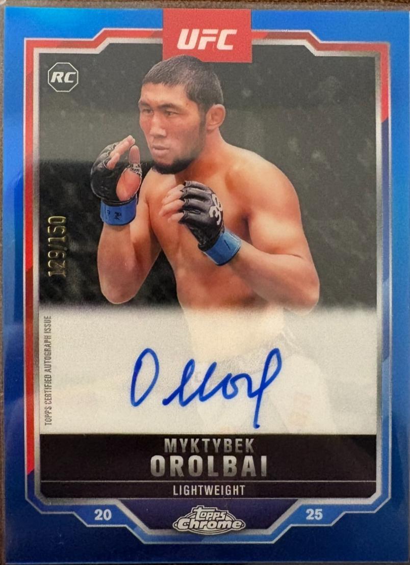 Myktybek Orolbai [Blue Refractor] #CRA-MO