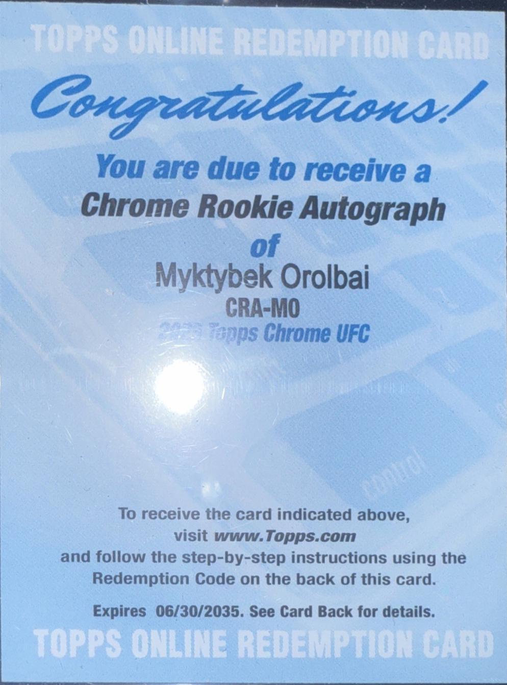 Myktybek Orolbai [Refractor] #CRA-MO