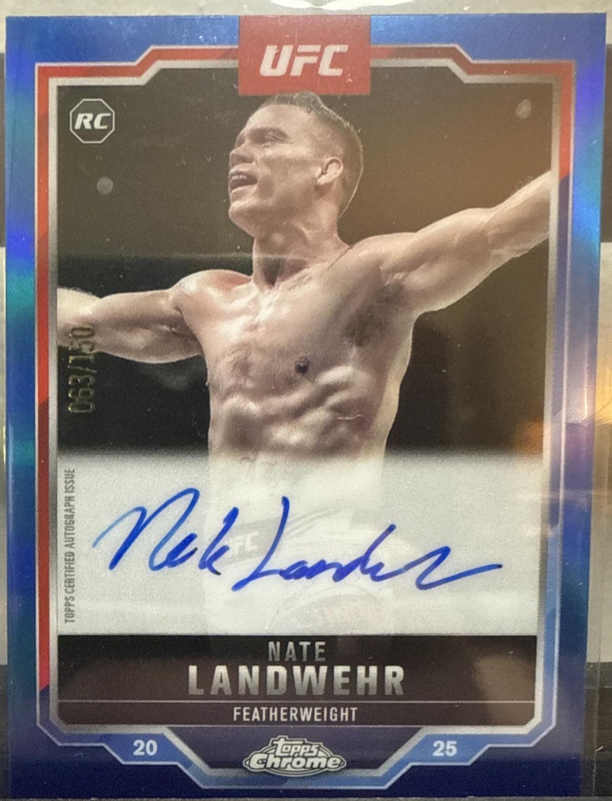 Nate Landwehr [Blue Refractor] #CRA-NL