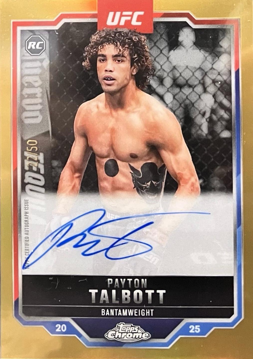 Payton Talbott [Gold Refractor] #CRA-PT