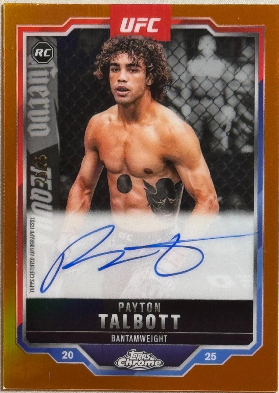 Payton Talbott [Orange Refractor] #CRA-PT