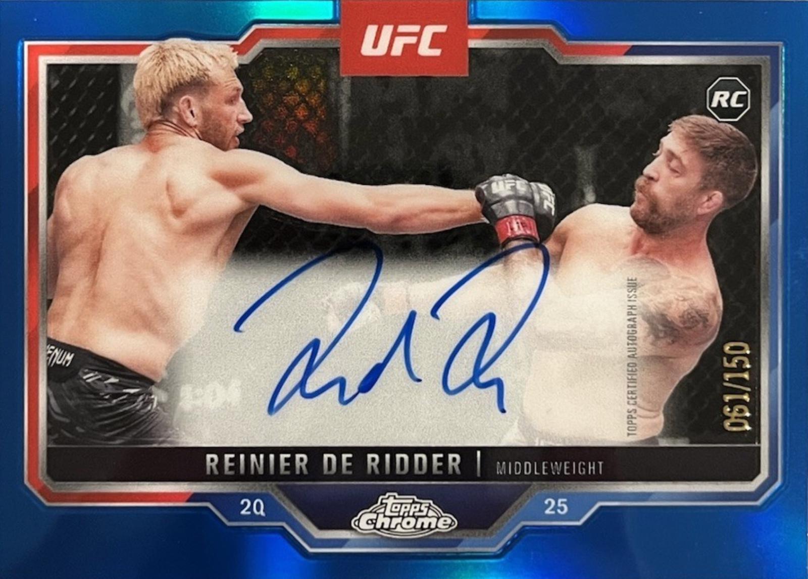 Reinier de Ridder [Blue Refractor] #CRA-RR